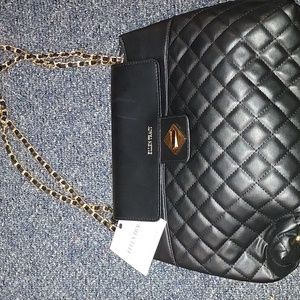 Ellen Tracy quilted shoulder bag NWT